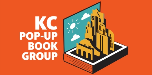 illustration of a book which had pop ups of Kansas City landmarks